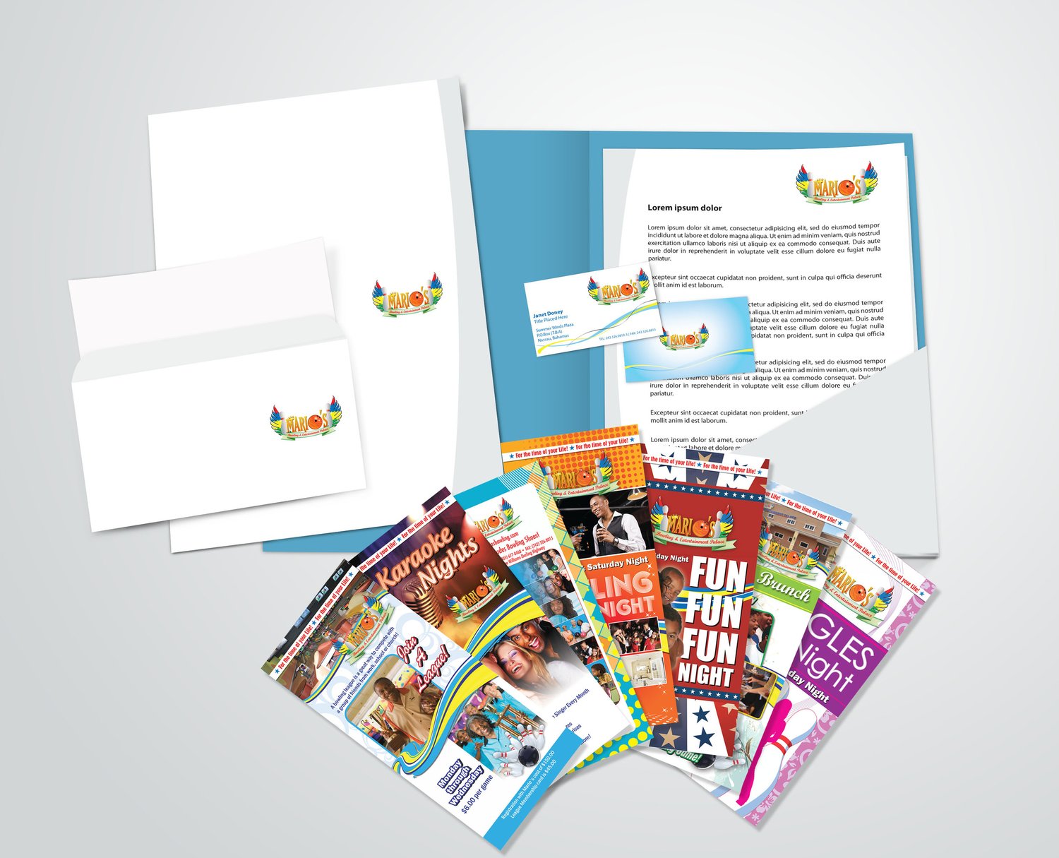 Mario's Corporate Stationery
